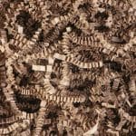 Paper shreds, 4 mm, brown, 1 kg