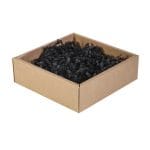 Paper shreds, 4 mm, black, 1 kg - Image 2