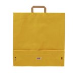 Dāvanu maiss ar plakaniem rokturiem, 450x150x490mm, PAP, 110gsm, dzeltens - Image 3