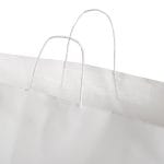 Paper bag with twisted handles, 550x150x490mm, 110gsm, white, Ritorta - Image 2