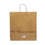 Gift bag with twisted handles, 360x120x410mm, PAP, 100gsm, gold - Image 3