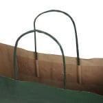 Gift bag with twisted handles, 360x120x410mm, PAP, 100gsm, dark green - Image 2