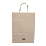 Gift bag with twisted handles, 270x120x370mm, PAP, 100gsm, ivory - Image 3