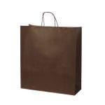 Gift bag with twisted handles, 450x150x490mm, PAP, 110gsm, brown