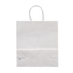 Gift bag with rope handles, 270x120x310mm, PAP, 110gsm, white, J-Fold Cotone - Image 3