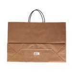 Gift bag with twisted handles, 450x150x330mm, PAP, 120gsm, bronze, J-Fold Cotone - Image 3