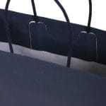 Gift bag with twisted handles, 450x150x330mm, PAP, 120gsm, blue, J-Fold Cotone - Image 2