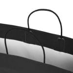Gift bag with twisted handles, 270x120x310mm, PAP, 110gsm, black J-Fold Cotone - Image 2