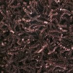 Paper shreds 4 mm, dark brown, 1 kg