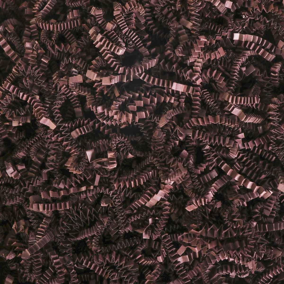 162930.jpg Paper shreds 4 mm, dark brown, 1 kg - Image 1
