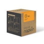 Presētas salvetes COOL 100, 24x25cm, VI 50gsm, baltas, iepakojumā 100gab.