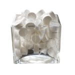 Presētas salvetes COOL 100, 24x25cm, VI 50gsm, baltas, iepakojumā 100gab. - Image 2