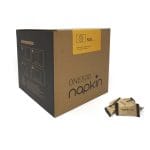 Presētas salvetes ONE 500, 24x25cm, VI 50gsm, baltas, iepakotas atsevišķi, iepakojumā 500gab.