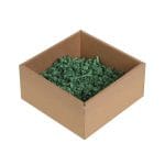 Paper shreds 4 mm, dark green 1 kg - Image 2