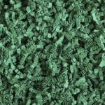 Paper shreds 4 mm, dark green, 5 kg