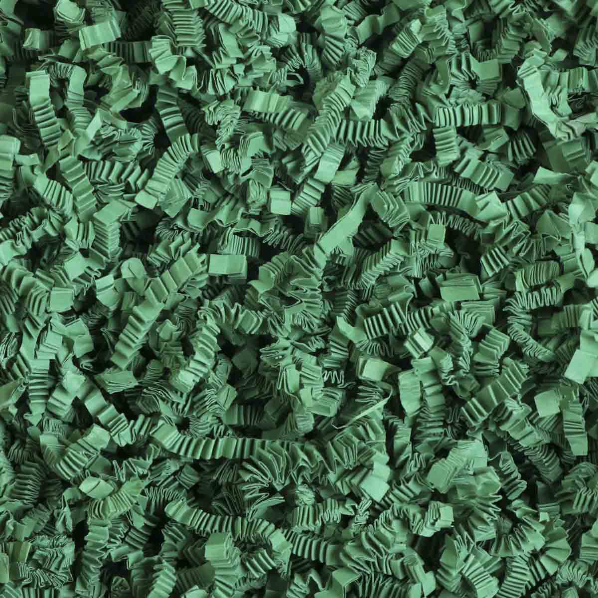 162990.jpg Paper shreds 4 mm, dark green, 5 kg - Image 1