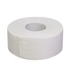 Mini toilet paper, 2-ply, 16 gsm, h9.2 cm, 160 m, 890 sheets (9.2 x 18 cm), Ø 19.5 cm/63 mm, 12 rolls per pack.