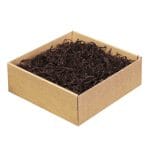 Paper shreds, 2 mm, dark brown, 1 kg - Image 2