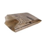 Popierinės kišenėlės 100x50x150 mm, PAP, GS 40 gsm, rudos sp., Newspaper - Image 2