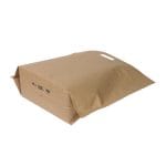 Popieriniai maišeliai su iškirptomis rankenėlėmis, 520x150x440mm, 100gsm, rudos sp., D-Bags - Image 3