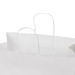 Paper bag with twisted handles, 360x220x330mm, 100gsm, white - Image 2