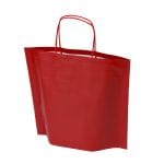 Papīra maiss ar vītiem rokturiem, 300x100x250mm, 70gsm, sarkans, B-Bags