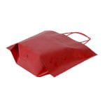 Papīra maiss ar vītiem rokturiem, 300x100x250mm, 70gsm, sarkans, B-Bags - Image 3