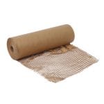 Honeycomb wrapping paper in a roll, 30x50mm, PAP, brown