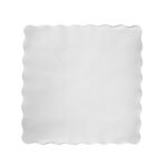 Paper napkins 17x17cm, 1-ply, white, 2000 pieces per pack.