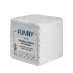 Paper napkins 17x17cm, 1-ply, white, 2000 pieces per pack. - Image 3