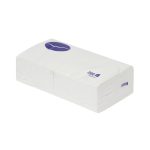 Popierinės servetėlės 24x24cm, 1/4, 2 sluoksniai, baltos sp., pakuotėje 200 vnt. - Image 2