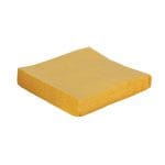 Popierinės servetėlės 24x24cm, 1/4, 1 sluoksnis, geltonos sp., pakuotėje 400 vnt.