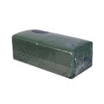Paper napkins 24x24cm, 1/4, 1 layer, green, 400 pcs. per pack. - Image 2