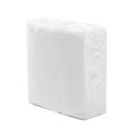 Paper napkins 24x24cm, 1/4, 1-ply, yellow, pack of 75. - Image 2