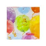 Papīra salvetes divslāņu SPARKLING BALOONS, 33x33cm, iepakojumā 20gab.