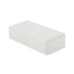 Paper napkins 33x33cm, 1/4, 2 layers, white, pack of 250. - Image 2