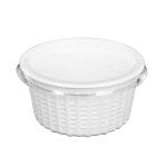 PP containers for hot food, 350 ml, Ø115/60 mm, white, 25 pcs. - Image 2