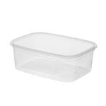 PP containers, 500 ml, 139 x 102 x 67 mm, transparent, 500 pcs.