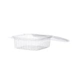 Indeliai PET 250ml, 113x120x37mm, su atlenkiamu dangteliu, skaidrūs, 100 vnt.