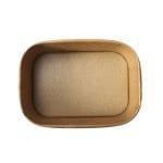 PAP/PE container, 750 ml, 170x120x55 mm, kraft, 50 pcs. - Image 3