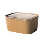 PAP/PE container, 1000 ml, 170x120x75 mm, kraft, 50 pcs. - Image 4