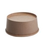 PAP/PE container, 750 ml, Ø149 mm, kraft, 50 pcs. - Image 2