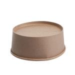 PAP/PE container, 1300 ml, Ø184 mm, kraft, 50 pcs. - Image 2