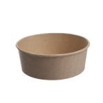 Container, PP/PE, 1100 ml, Ø187 mm, kraft, 50 pcs.