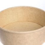 PAP/PE container, 550 ml, Ø142 mm, kraft, 50 pcs. - Image 2