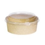 PAP/PE container, 550 ml, Ø142 mm, kraft, 50 pcs. - Image 4