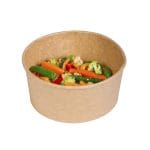 PAP/PE container, 750 ml, Ø145 mm, kraft, 50 pcs. - Image 3