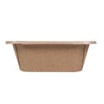 PAP/PE containers, 1200 ml, 260 x 165 x 60 mm, kraft, 50 pcs. - Image 2