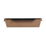 RAR/PE containers, 500 ml, 150 x 100 x 40 mm, black/kraft, 50 pcs. - Image 2