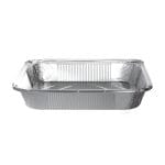 Aluminium containers 3150 ml, 320x260x50 mm, L-shaped edge, 100 pcs.
